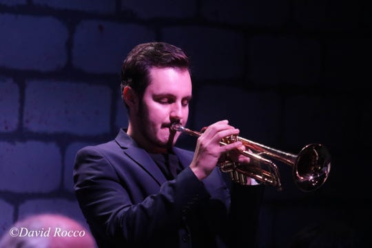 The Reno Jazz Orchestra's newest trumpeter, Julien Knowles Photoby David Rocco