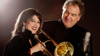 Calabria Foti and Bob McChesney