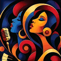Divas of Jazz logo for the Q-Series 2026-2027